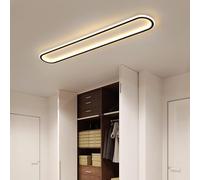 Modern LED Chaner Ceiling Light, Minimalist Design 40/60/80CM, Perfect for Bedrooms, Living Rooms, Dining Rooms, Studies, Guest Areas, and Entryways (60CM Warm)