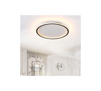 Modern LED Circular Ceiling Light Living and Home Black One Size