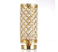 Modern LED Crystal Touch Table Lamp, Adjustable Bedroom Lights Bedside Lamp for Bedrooms, Living Room, Lounge (LED Bulb Included),Gold