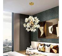 Modern LED Dandelion Chandelier - 18 Lights Acrylic Firework Pendant Light for Bedroom & Living Room Stylish Sputnik Fixture Elegant Home Decor Made in China