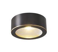Modern LED Downlight Aluminum Round Spot Light Creative Ceiling Spot Lamps Energy Saving Ceiling Down Lighting d Rim Anti-Glare Ceiling Lamps for Guest Rooms Bedroom Dining Room Luminaire