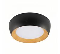 Modern LED Flush Mount Ceiling Light Wood Grain Design 3000 6000K Infinite Dimming Simple Style Ideal for Bedroom Living Room Office Lighting