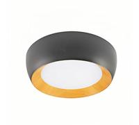 Modern LED Flush Mount Ceiling Light Wood Grain Fixture Infinite Dimming 3000 6000K Simple Luxury Design for Bedroom Living Room & Office Lighting