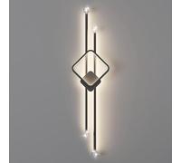 Modern LED Linear Wall Lamp Iron Art Body Acrylic Shade Wall Sconce Long Strip Sturdy Durable Wall Light Fixtures Interior Decor Wall Mounted Lamp For Bedroom Living Room Hotel Hallway