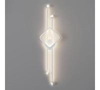Modern LED Linear Wall Lamp Iron Art Body Acrylic Shade Wall Sconce Long Strip Sturdy Durable Wall Light Fixtures Interior Decor Wall Mounted Lamp For Bedroom Living Room Hotel Hallway