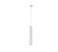 Modern LED Long Tube Pendant Light Modern Aluminum Cylinder Adjustable Height Suspension Lamp for Bar Kitchen Island Bedside Living Room Restaurant Hanging Ceiling Light Fixtures