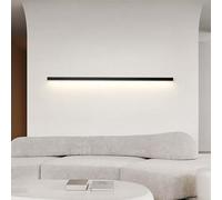 Modern LED Long Wall Lamp Aluminum Minimalist Rectangular Design Wall Lighting Indoor Nordic Decoration Wall Light Bedside Reading for Living Room Bedroom