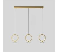 Modern LED Pendant Light Circular Ceiling, Acrylic Hanging Pendant Light Fixture for Kitchen Island Dining Room Living Room Foyer Entry Restaurant