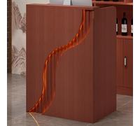 Modern LED Reception Counter Small Multi-Color Reception Desk for Salon Store Office - 100 cm Stylish Furniture Piece for Enhanced Customer Interaction