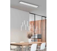 Modern Led Rectangular White Chandelier TR028