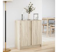 Modern LED Sideboard 2 Doors Buffet Storage Cupboard Display Cabinet vidaXL