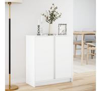 Modern LED Sideboard 2 Doors Buffet Storage Cupboard Display Cabinet vidaXL