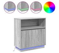 Modern LED Sideboard with LED Strip Lights Storage Home Engineered Wood vidaXL