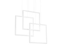 Modern LED Square Design Chandelier White Living Room Kitchen DL1630