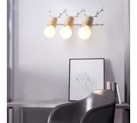 Modern LED Vanity Light with Milk White Glass for Bathroom Mirror, Kitchen, Living Room, Hallway, Cabinet, Porch - Enhances Ambiance and Visibility