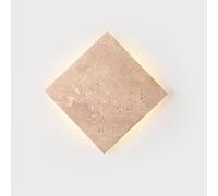 Modern LED Wall Lamp Elegant 3000K Yellow Travertine Stone Sconce for Bedroom & Kitchen Creative Design Wall Light Fixture for Stylish Home Decor