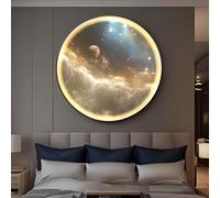 Modern LED Wall Lamp with Creative Landscape Sculpture Design for Indoor and Outdoor Spaces