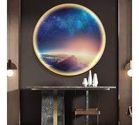 Modern LED Wall Lamp with Creative Landscape Sculpture Design for Indoor and Outdoor Spaces