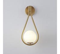 Modern LED Wall Lamps Metal Living Room Lamp Fashion - Bedside Glass Wall Lamp Bedroom Decoration Lighting,Chandelier