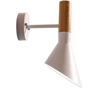 Modern LED Wall Light Fixture for Bedroom, Living Room, Corridor & Study - Simple Indoor Mount Lamp, Stylish Headlight & Chaner Design, Perfect for Bedside Lighting (White)