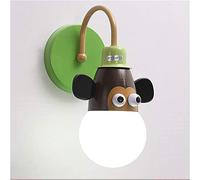 Modern LED Wall Light for Kids, Animals Wall Lamp Creative Simple Night Light Iron E27 Base Cartoon Style Indoor Wall Sconce Art Deco for Boys Girls Bedroom Living Room Restaurant Corridor,B