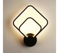 Modern LED Wall Lights, Interior Wall lamp, 3 -Colored Temperature, Bathroom Lights, Iron Wall Light 18 W for Living Room, Bedroom, Corridor, Bedside