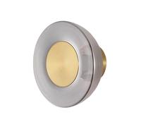 Modern LED Wall Sconce - 5W 3000K Smoky Gray Glass Round Light Minimalist Creative Home Decor Mouth-Blown Fixture for Bedroom Living Room and Hallway