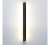 Modern LED Wall Sconce, Black Linear Wall Lamp, Metal Long Strip Wall Light with Acrylic Lampshade, Living Room Corner Wall Lamps, Minimalist Design Ceiling Wall Lights for Corridor