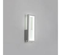 Modern LED Wall Sconce Rectangle Metal Wall Light 16W Hardwired Wall Lamp, Simple Vanity Wall Lighting Fixtures for Living Room Bedroom Bedside Indoor Wall Wash Lights