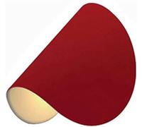 Modern LED Wall Sconce, Rotatable Art Lamp, Bathroom Vanity Light, Bedside Reading Lamps, Mounted Fixtures for Indoor Bedroom Living Room Hallway Stairway Terrace Courtyard(Rosso)