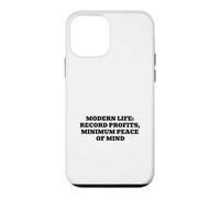 Modern Life Record Profits Minimum Peace of Mind Case for iPhone 12 mini