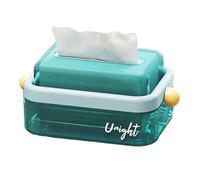 Modern Lift Function Tissue Dispenser Multipurpose Storage Container for Kitchen Countertops Bathroom Conceit Organization Lemon Stone Tissue Box