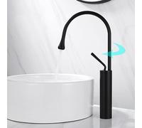 Modern Light Luxury 360° Swivel Brass Bathroom Sink Mixer Tap with Water Drop Design Universal Single Handle Easy to Operate