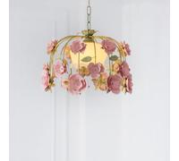 Modern Light Luxury Japanese Farmhouse Fabric Chaner Simple Creative Dining Table Decorative Pendant Lamp Living Room Lamp Bedroom Bedside Fabric Pendant Light(50cm) (One Color 50cm)