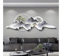 modern light up 3D large wall art decor Hanging with,Art,Landscape Mural for Bedroom,Living Room,Office,Entrance (F,39.3x13.7in/100x35cm)