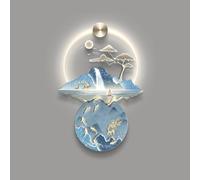 modern light up 3D large wall art decor Supply,Relief LED ative Painting,Sculptures,Murals for Bedroom Entrance Hallway Living Room(C,27.5x39.3in/70x100cm)