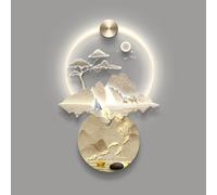 modern light up 3D large wall art decor Supply,Relief LED ative Painting,Sculptures,Murals for Bedroom Entrance Hallway Living Room(H,27.5x39.3in/70x100cm)