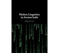 Modern Linguistics in Ancient India