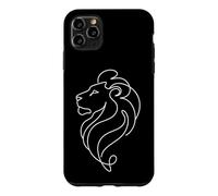 Modern Lion Design in a Continuous Line Case for iPhone 11 Pro Max
