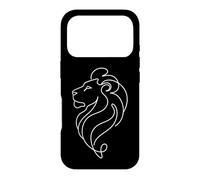 Modern Lion Design in a Continuous Line Case for iPhone 17 Pro