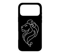 Modern Lion Design in a Continuous Line Case for iPhone 17 Pro Max