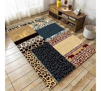 Modern Living Room Rug Abstract Animal Leopard Print 3D Printed Area Rug Flannel Bedroom Rug Decoration Men Boys Room Game Floor Mat Anti-Slip Kitchen Bathroom Rug Pad Door Mat 40 X 60 C -572830966923