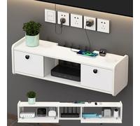 Modern Living Room TV Wall Cabinet, Can Store Routers And Sockets Space-saving Wall-mounted Floating TV Storage Shelves, Creating A Simple And Tidy Home