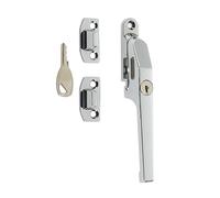 Modern Locking Window Fastener JW78LPC - Polished Chrome