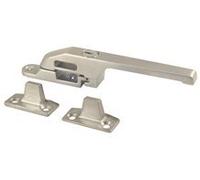 Modern Locking Window Fastener - Satin Chrome
