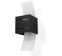 Modern Loft Design Wall Lamp | Black Square Shape | Up/Down | G9