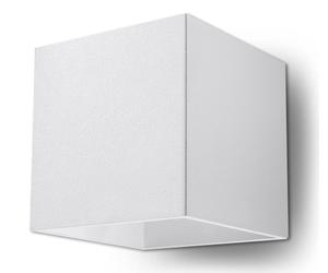 Modern Loft Design Wall Lamp: White Up/Down Square Shape - Best Quality, G9 Bulb