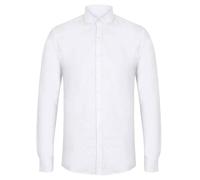 Modern Long Sleeve Slim Fit Oxford Shirt Henbury White L