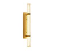 Modern Long Tube Led Wall Sconces Minimalist Dimmable up Down Wall Lights Creativity Brass Linear Bathroom Lamp Fixture for Vanity Bedroom Hallway Staircase(Dark,66Cm)/D/66Cm