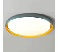 Modern lor Dimming LED Ceiling Light - Creative Flat Lamp for Bedroom, Office, Hotel, Stairs & Living Room - 13" Personalized Lighting Fixture